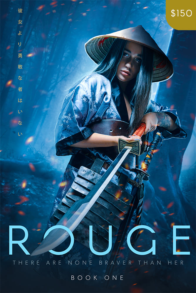 Premade Fantasy Book Cover Design: Rouge